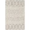 3-ft. x 5-ft. Hand Woven Wool Blend Grey Beige Ivory Persian Style Area Rug