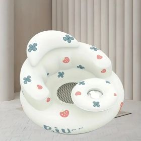 1pc Baby Sofa Chair, Plastic Wraparound Support Seat, Portable Rocking Chair For Infants Aged 3 Months+, Exercise Sitting & Standing, Spine Prote (Option: strawberry)