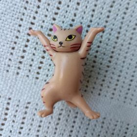 1pc/5pcs Cute Cat Pen Holder, Toy Cat Headphone Holder, Enchanted Dancing Cat Pen Holder, Home Desktop Ornament (Color: YELLOW, Style: Cat Pen Holder)